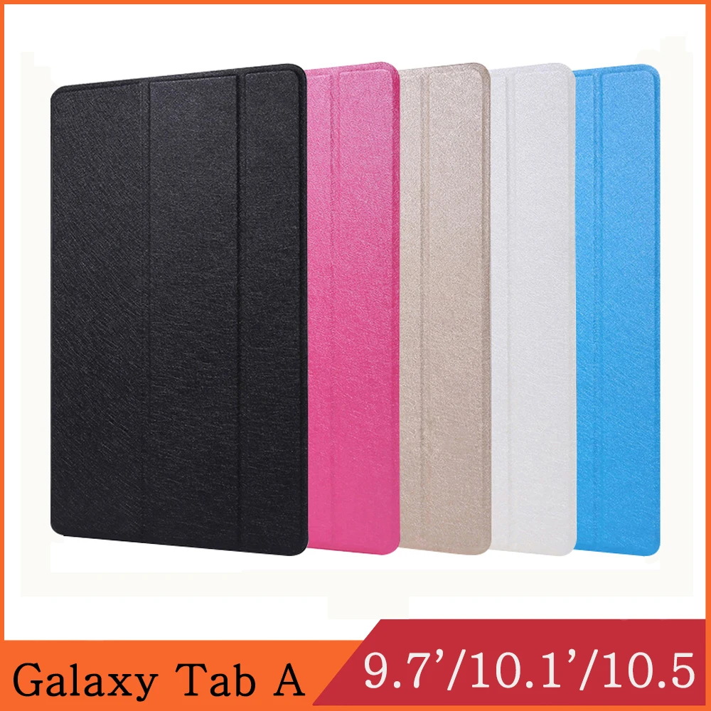 Чехол-книжка для Samsung Galaxy Tab A 9 7 10 1 5 T550 T555 P550 P555 T580 T585 T510 T515 T590 T595 чехол-подставка