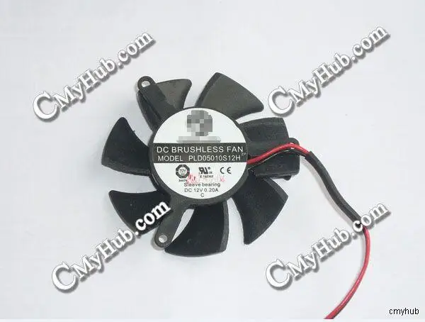 Новый подлинный для Power Logic PLD05010S12H DC12V 0.20A 2Pin 2 провода 5010 45x45x10 мм 45 39 дисплей