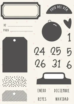 

Spanish label stamp Clear Stamp for Scrapbooking Transparent Silicone Rubber DIY Photo Album Decor 78