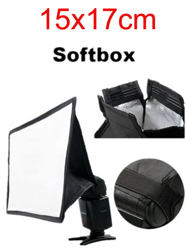 5 шт./лот 15x17 20x30 коробка вспышка Softbox диффузор измерения 15x17 см, 20x30 см - Цвет: 15x17