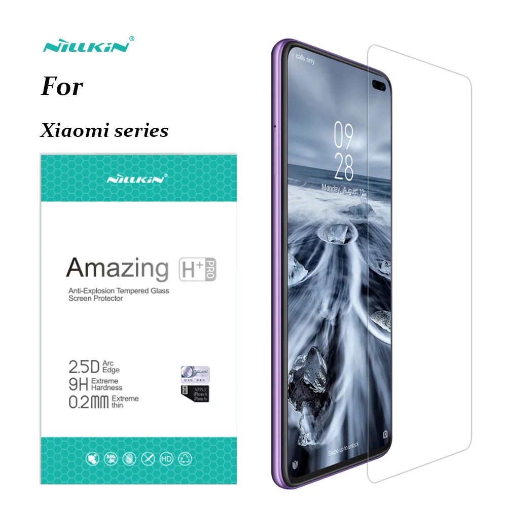 Закаленное стекло Nillkin Amazing H/H + Pro Защита экрана для Xiaomi redmi Note 9 Pro/K30/k20/Note 8/8T/8Pro/redmi