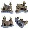 1Pc Mini Resin Cartoon Castle Aquariums Decor Fish Tank Escape Hole Aquarium Accessories Decor Castle Tower Ornament ► Photo 2/6