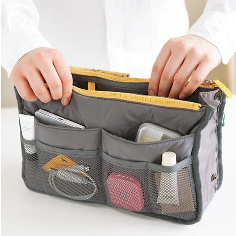 Многофункциональная дорожная косметичка, утолщенная Большая вместительная сумка для стирки, двойная молния, сумки для хранения