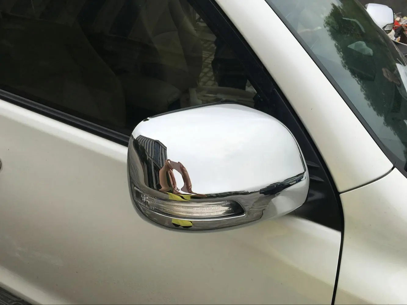 Хромированные боковые зеркала Накладка для Toyota prado FJ150 2010- 2107