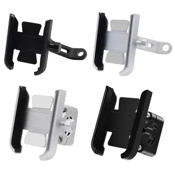 

360 Degree Universal Metal Bike Motorcycle Motorbike Mirror Handlebar Smart Phone Holder Stand Mount For iPhone Xiaomi Samsung 4