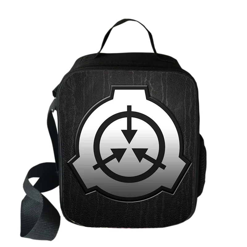 

Термосумка для ланча SCP Secure с защитой от наполнения, мультяшная сумка для девочек, портативная Термосумка для пикника, для школы, Детская сумка-тоут для мальчиков