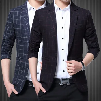 

2019 New Style Men Small Suit Korean-style Slim Models Casual Suit Men's Business Formal Wear Casual Thin Suit Coat