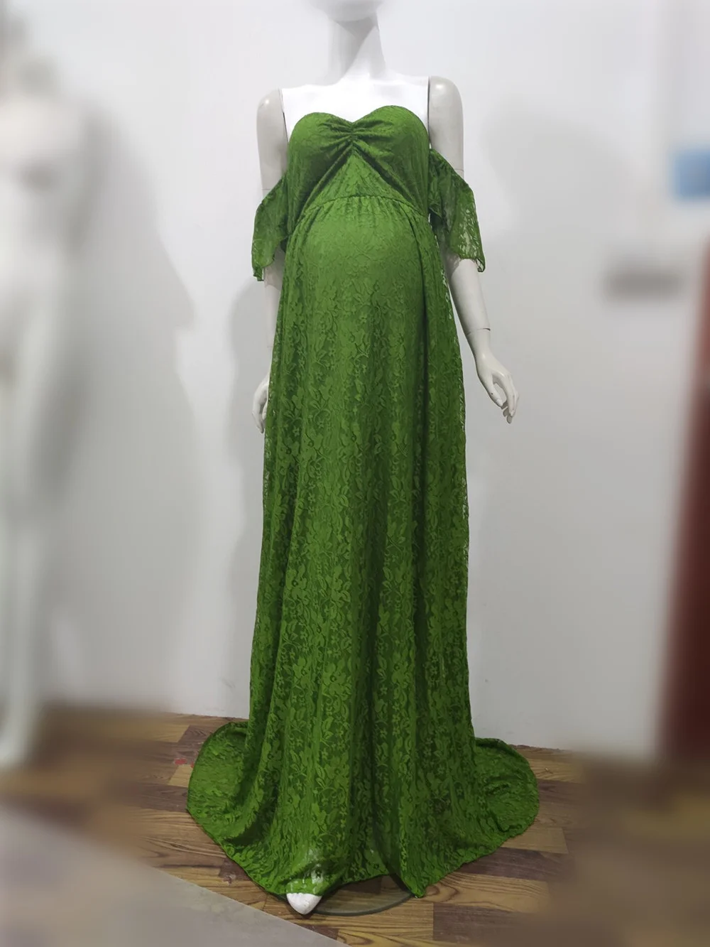 New Lace Maternity Dresses Elegence Pregnancy Dress Photography Long Pregnant Women Maxi Gown For Baby Shower Photo Shoots Props (7)