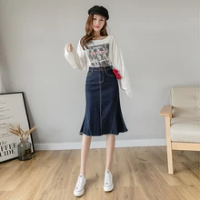 Новая женская юбка с четвертью Play Tail юбки синий черный Ash 565