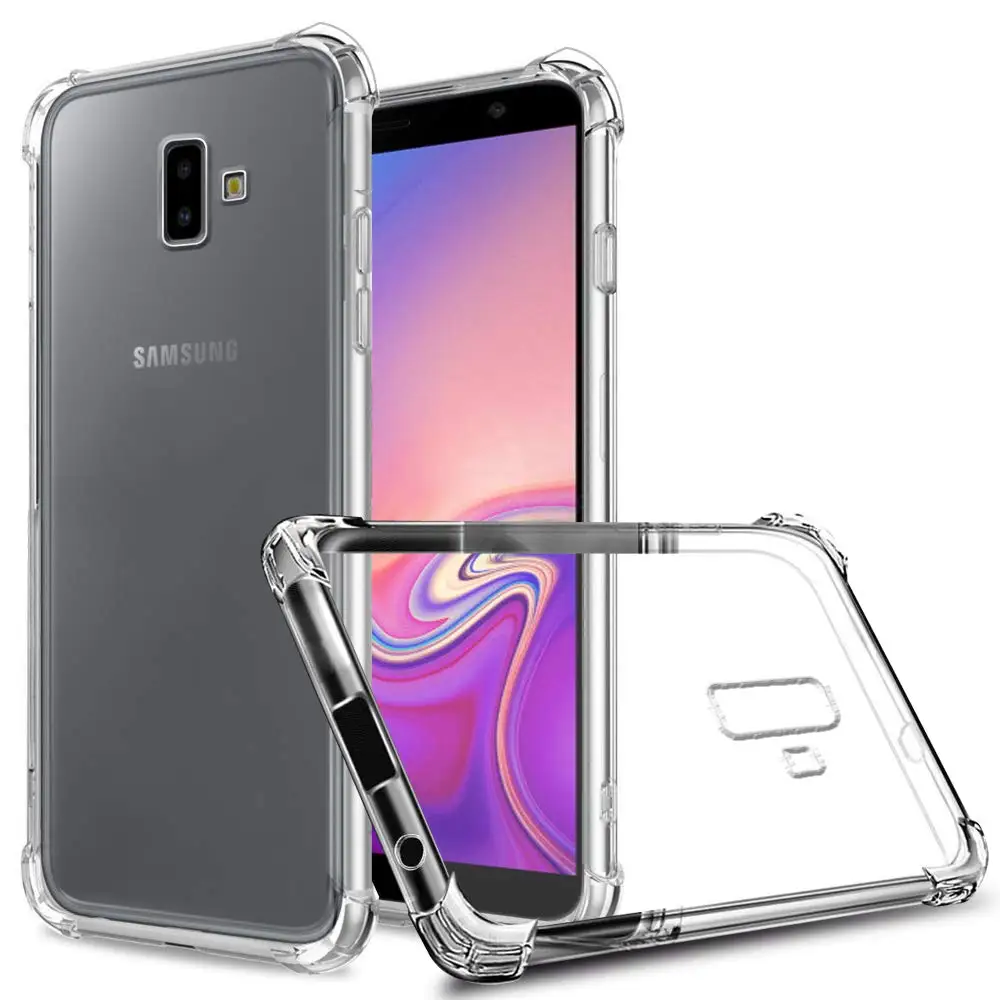 Soft TPU Case For Samsung Galaxy J6 Plus Ultra Thin Transparent Crystal J6Plus + Shockproof Back Cover | Мобильные телефоны и