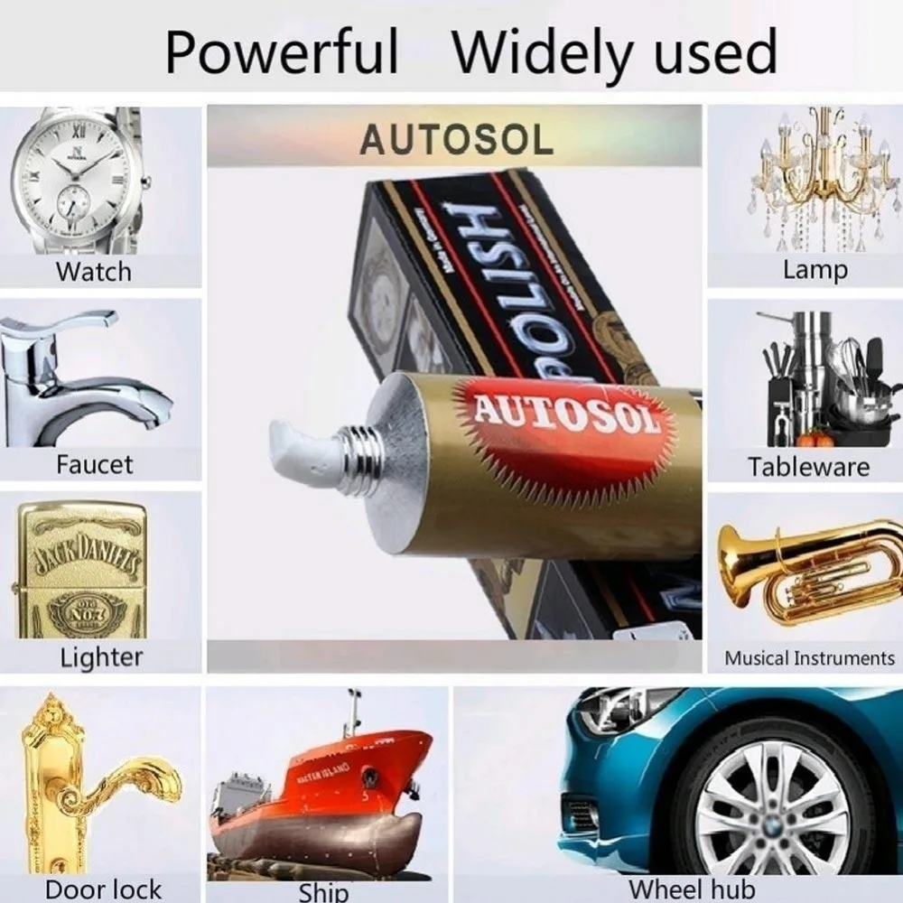 Mirror Knife-Machine Polishing Kitchen-Accessories Autosol-Cream Metal Aluminum Past