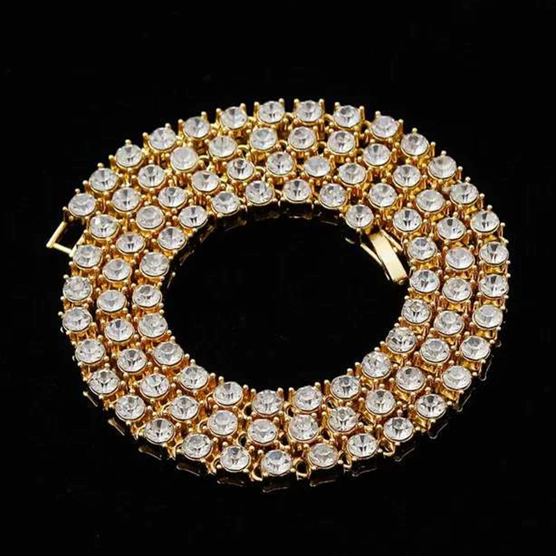 Роскошное мужское ожерелье в стиле хип-хоп с жемчугом и ледяной Кубой, модный бренд, Серебряная/Золотая Мужская цепочка, модное ювелирное изделие, ожерелье с кулоном