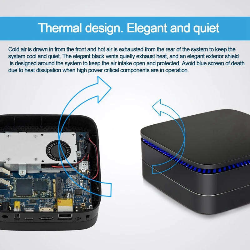 Ak1 Мини ПК Windows 10 Мини компьютер безвентиляторный ПК 4 Гб ОЗУ 64 Гб Intel J3455 Htpc офисный ПК Hdmi Wifi 4 к Usb3.0