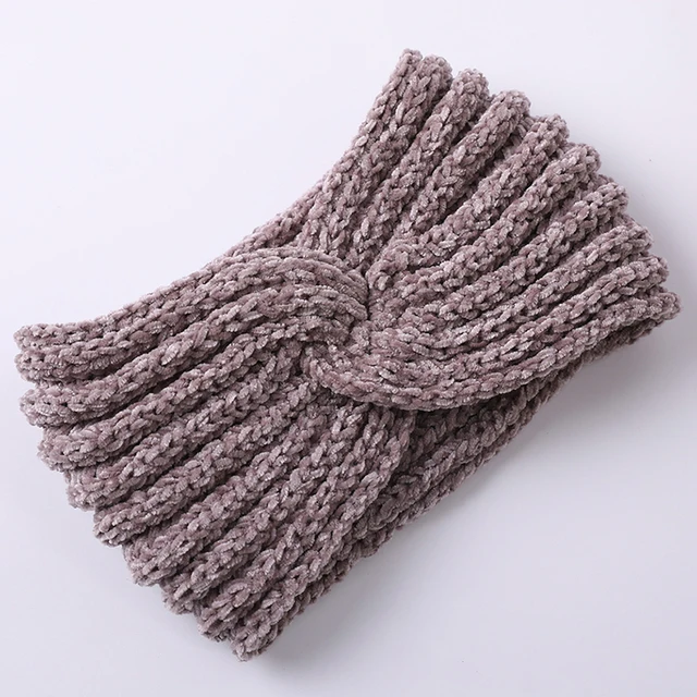 MOLANS Winter Warm Headband  Woolen Knitting Headbands Wool Knitted Elastic Headband Headwear Girls Hair Band Hair Accessories LA3479-E