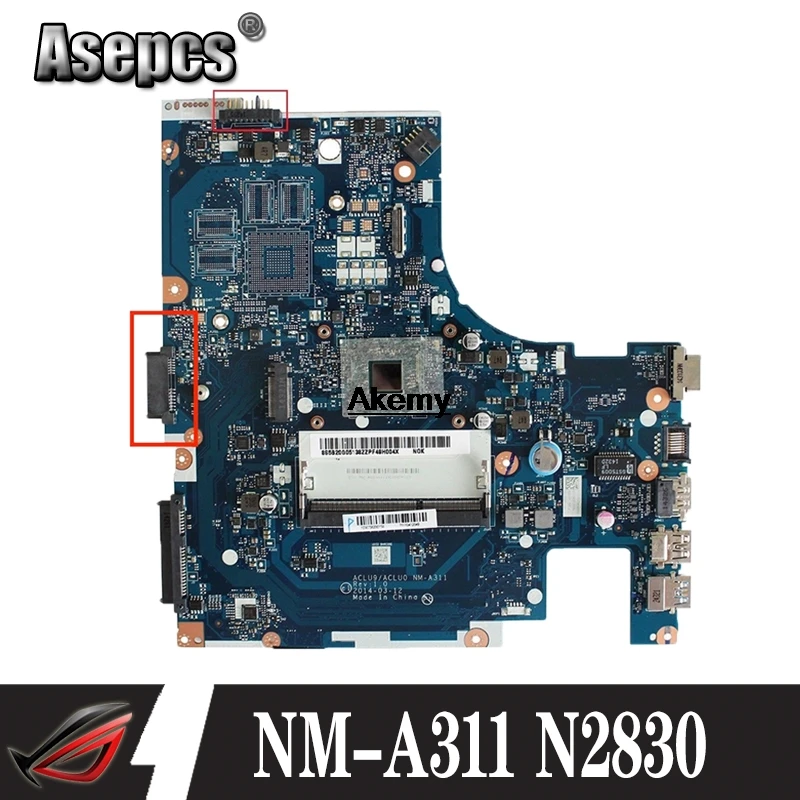 

Brand New ACLU9 / ACLU0 NM-A311 Motherboard for Lenovo G40 G40-30 laptop MOTHERBOARD With cpu ( for intel CPU ) tested 100% work