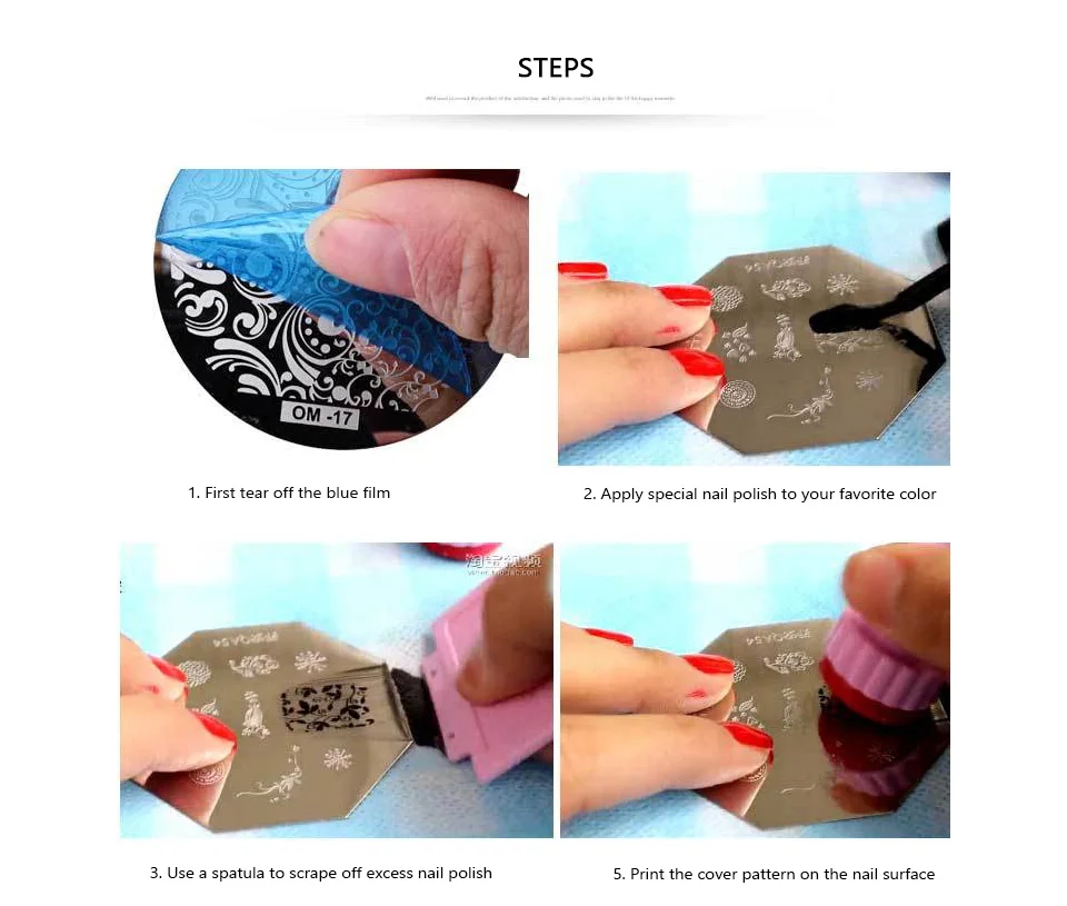 Nail Art Stamper пластины цветочный животный узор ногтей Stampping шаблон изображения пластины трафаретные гвозди дизайн Красота Инструменты Наборы