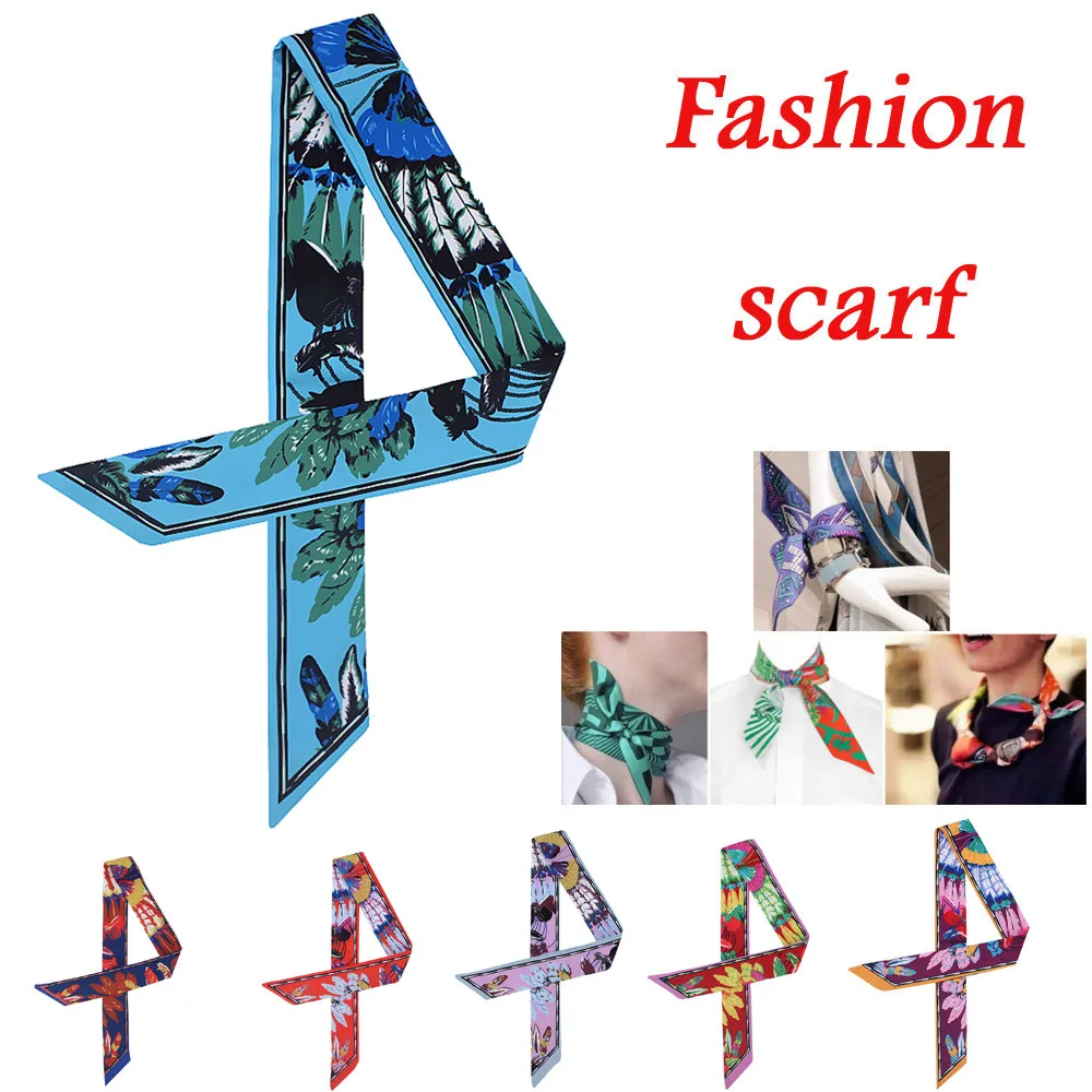 Fashion Ladies Ribbon Bag Hat Headband Tied Handle Small Ribbon Scarf