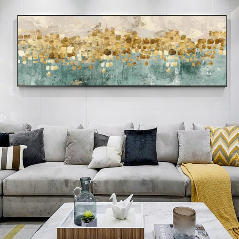 Modern-Abstract-Oil-Painting-on-Canvas-Posters-and-Prints-Wall-Art-Golden-Money-Beach-Pictures-for (3)