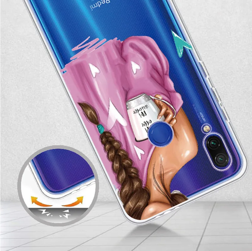 Модный Королевский Стильный чехол для девушек Xiaomi Mi Redmi Note 6 7 8 9 10 Lite Pro Plus мягкий