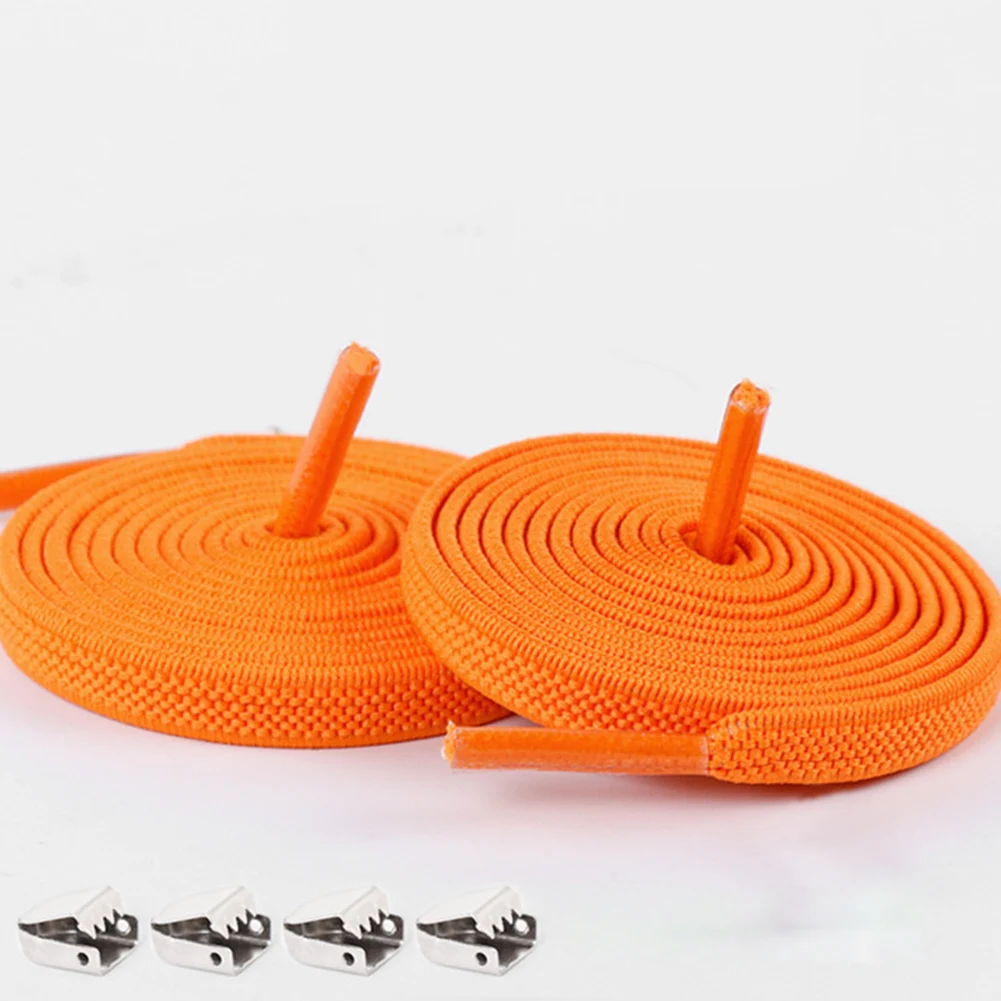 1 Pair 100CM No Tie ShoeLaces Lazy Shoe Lace Stretch Elastic Shoe Laces Elastic Laces Athletic Shoes Laces Running Shoes Veters