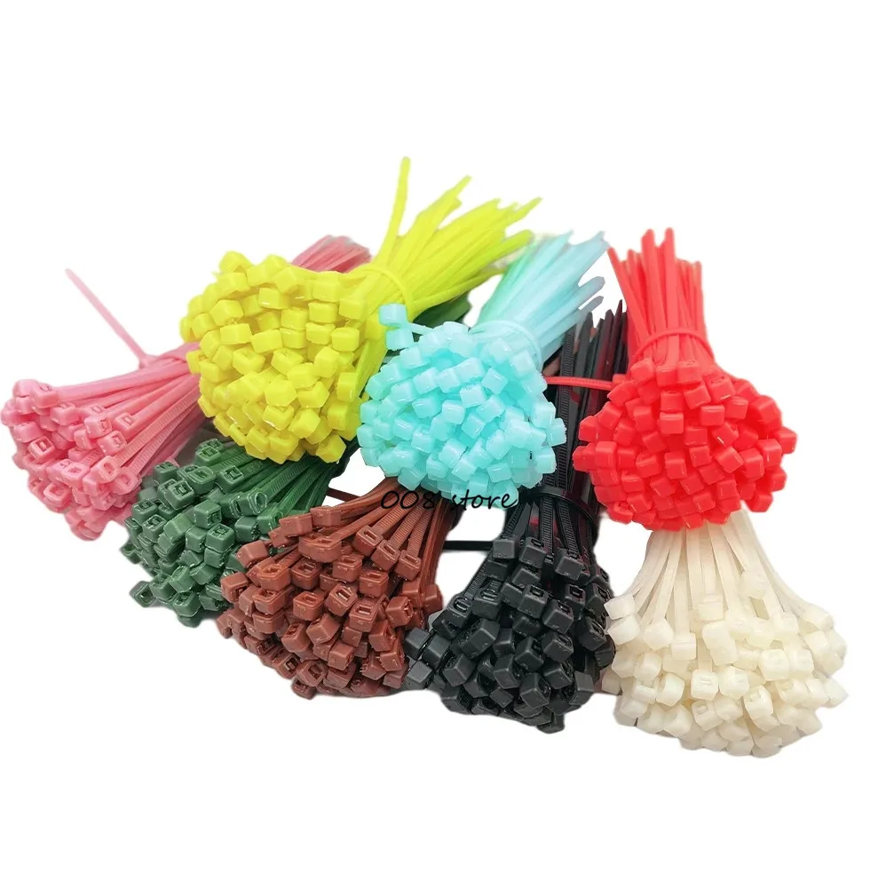 100pcs cable tie 3*100 3.9" plastic seal nylon tie wire for cable ties nylon cable ties cable tie nylon zip ties