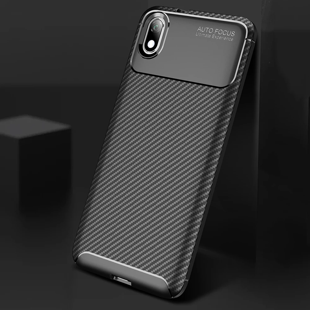 Роскошный чехол из углеродного волокна для Redmi 7A ударопрочный телефона Xiaomi 7 A с