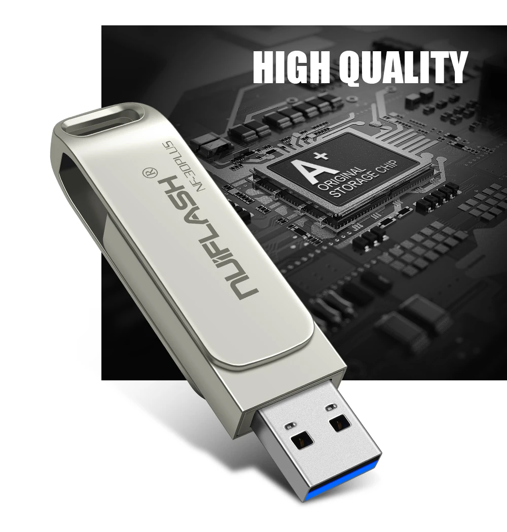 Высокая скорость 3,0 USB флэш-накопитель 128 Гб 64 ГБ 32 ГБ скорость до 60 м/с Флешка 16 Гб металлический флеш-накопитель вращается флэш-память usb ключ