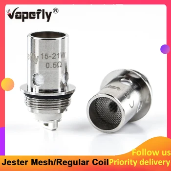 

5pcs Electronic Cigarette Vapefly Jester Coil 1.2ohm Regular Coil/0.5ohm Mesh Coil for Vapefly Jester Vaporizer kit accessories