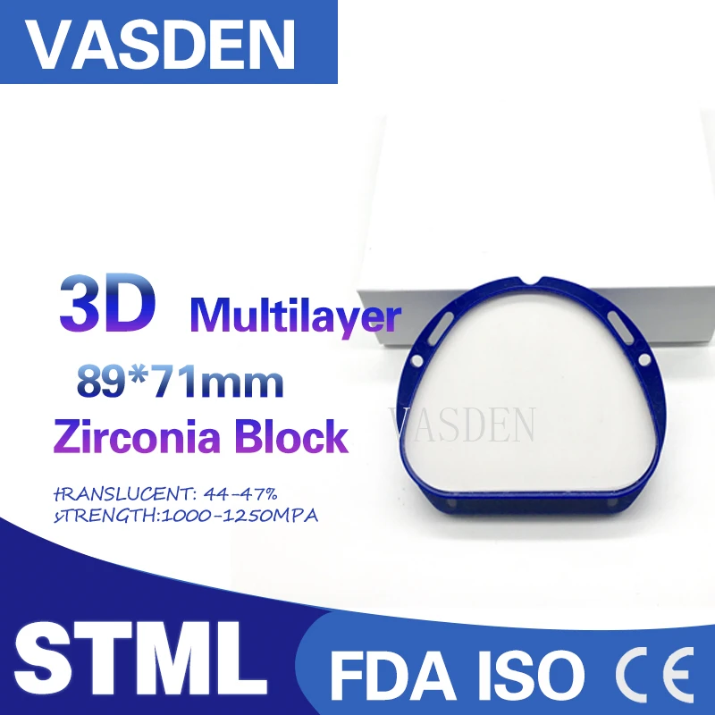 

3D Pro Multilayer-3D Pro-Dental Zirconia Block A1 A2 BL1 BL2 Color For AG Amann Girrbach Milling System