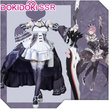 

DokiDoki-SSR Anime Ram Cosplay Re Zero x Game SINoALICE Re: Starting life in a different world from zero Cosplay Women Costume