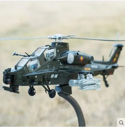 

Cadeve 1: 48 Military Model Z-10 Airplane Armed Helicopter Alloy Model Wu