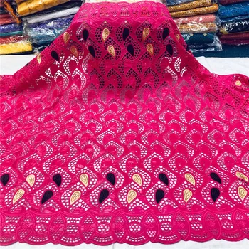 

African bazin riche fabric with brode Latest fashion embroidery basin lace fabric with net lace 5 yards 4L071905