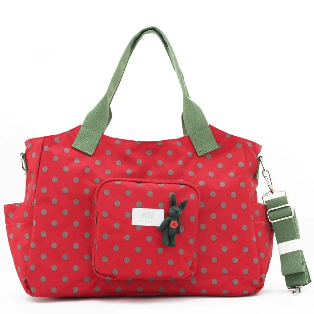 

Diaper Bag Backpack Maternal Big Baby Travel Handbag Mammy The New Korean version Wave point waterproof One shoulder Crossbody