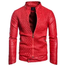 Дизайнерская Байкерская верхняя мужская куртка из искусственной кожи, Европейский/американский размер, мужская кожаная куртка, Европейская и американская Классическая мотоциклетная кожаная куртка
