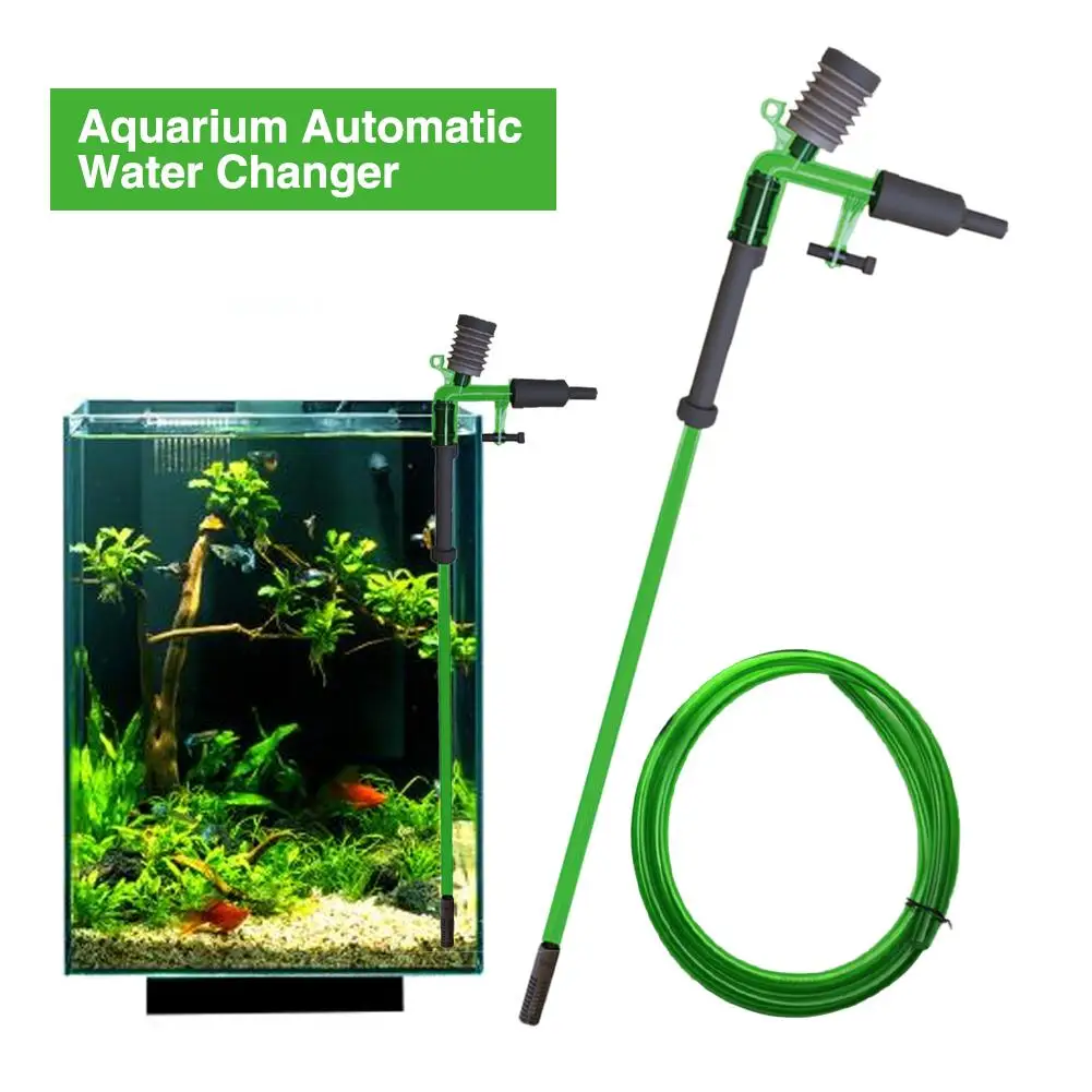 

New Aquarium Cleaner Aquarium Changer Gravel Cleaner Fish Tank Automatic Water Changing Vacuum Aquarium Siphon Suction Cleaner