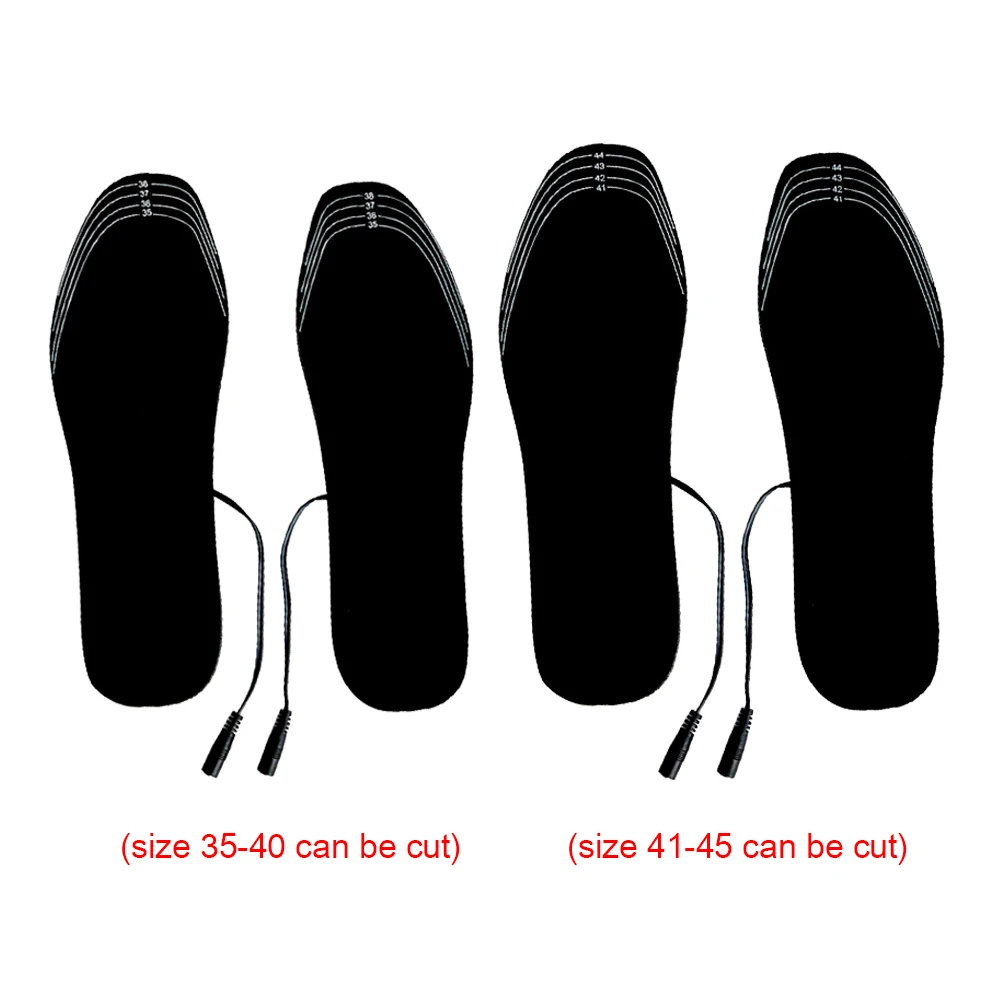 Heated Shoe Insoles USB Electric Washable Outdoor Sports