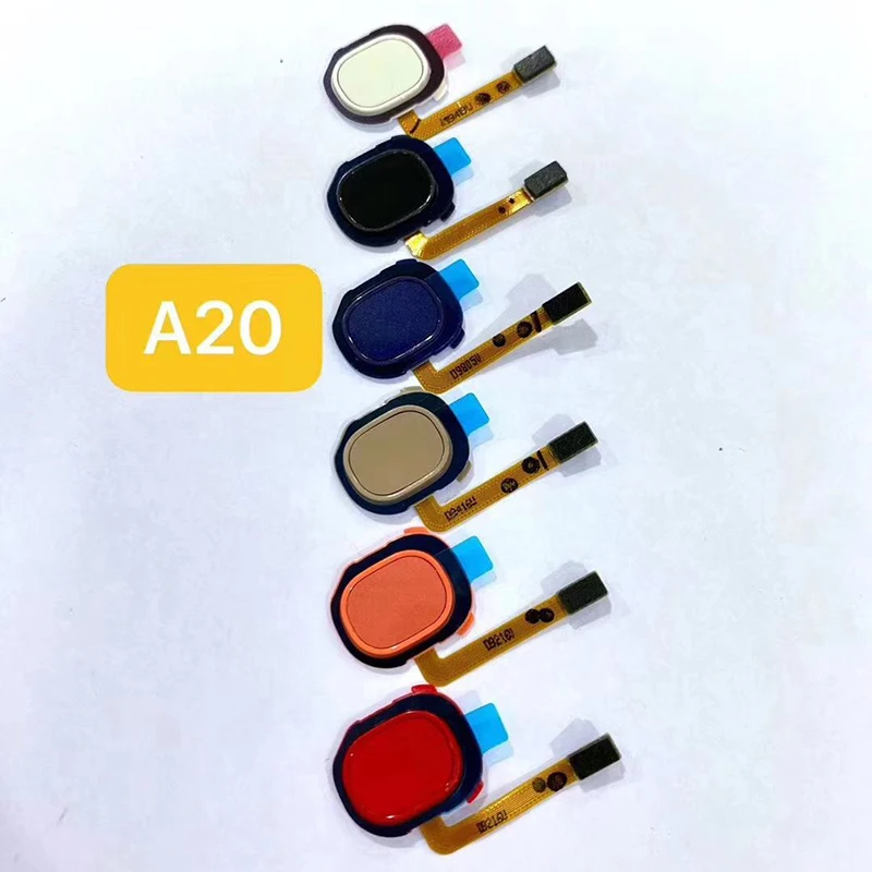 1 шт. Протестировано для samsung Galaxy A20 A205 A30 A305 A40 A405 Кнопка возврата ключа отпечатков