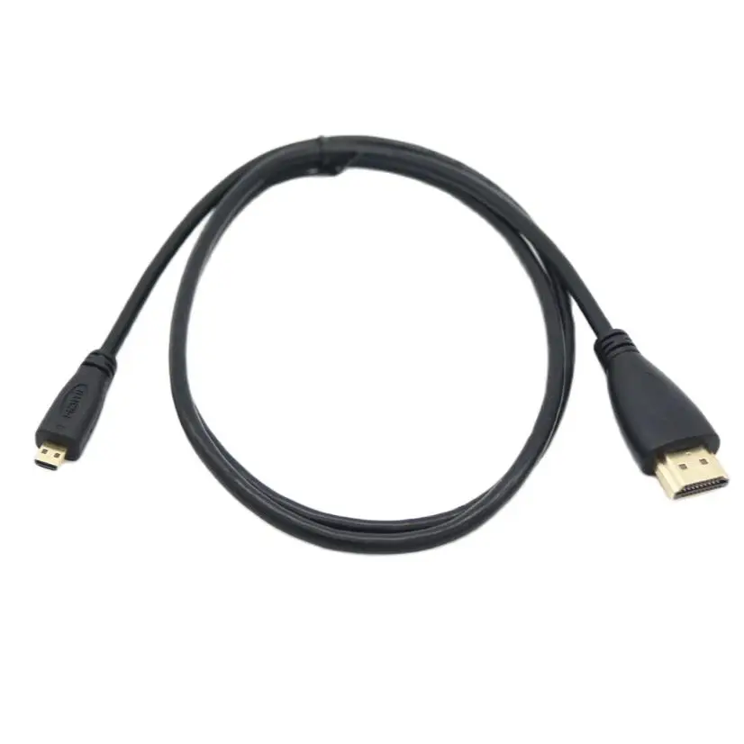 Высокоскоростной 30 см 50 3 фута 1 м2 м 6 футов 10 5 V1.4 штырь-штырь HD на Micro HDMI совместим с