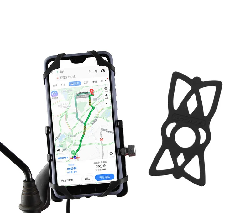 GUB крепление для телефона мотоцикл G-91 G-85EHandlebar металлический держатель для телефона с USB зарядное устройство для телефона держатель подставка для iphone X
