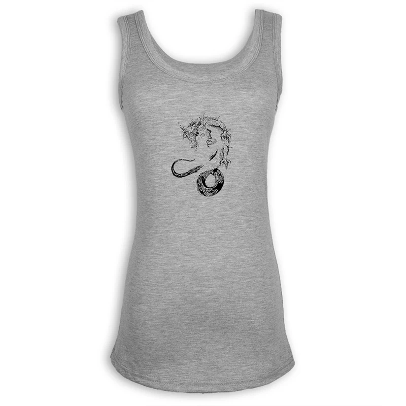 

Tangled Rapunzel Cute T-Rex Dinosaur Chinese Dragon Totem Womens Ladies Sexy Vest Sleeveless Singlet Cotton Casual Tank Tops