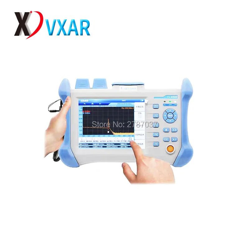 VX300 1310/1550nm 30/28 SM оптический волоконно рефлектометр тестер с 10 мВт