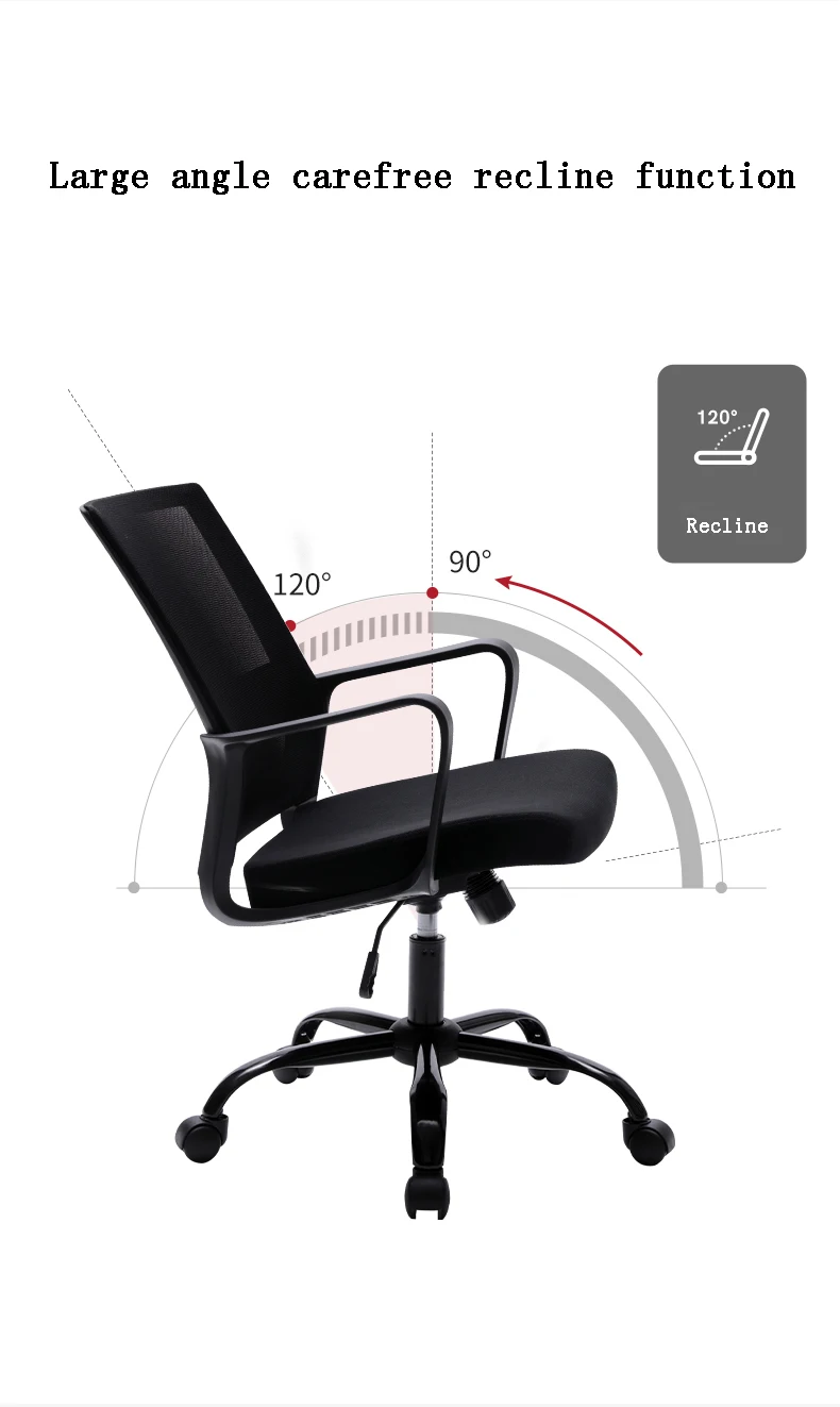 Description Picture 5 of itemOffice Computer Chair Household Staff Meeting Rotary Lifting Stool Simple And Comfortable Mesh Armchairs Gaming Chairs Furniture