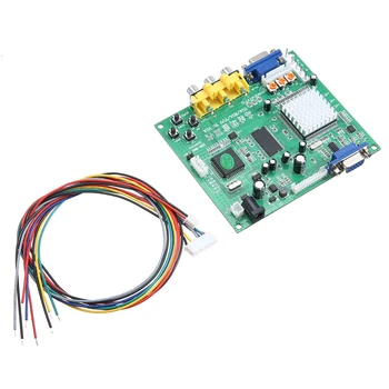 

For Video Decoding Boards GBS8200 RCA to VGA Arcade Game HD Video Converter Board Plate Supports All Types VGA Monitor Pohiks
