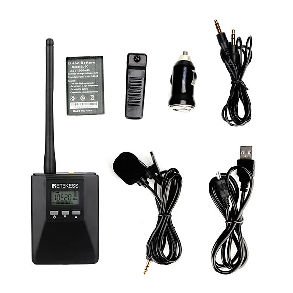 Retekess tr506 transmissor fm portátil para igreja