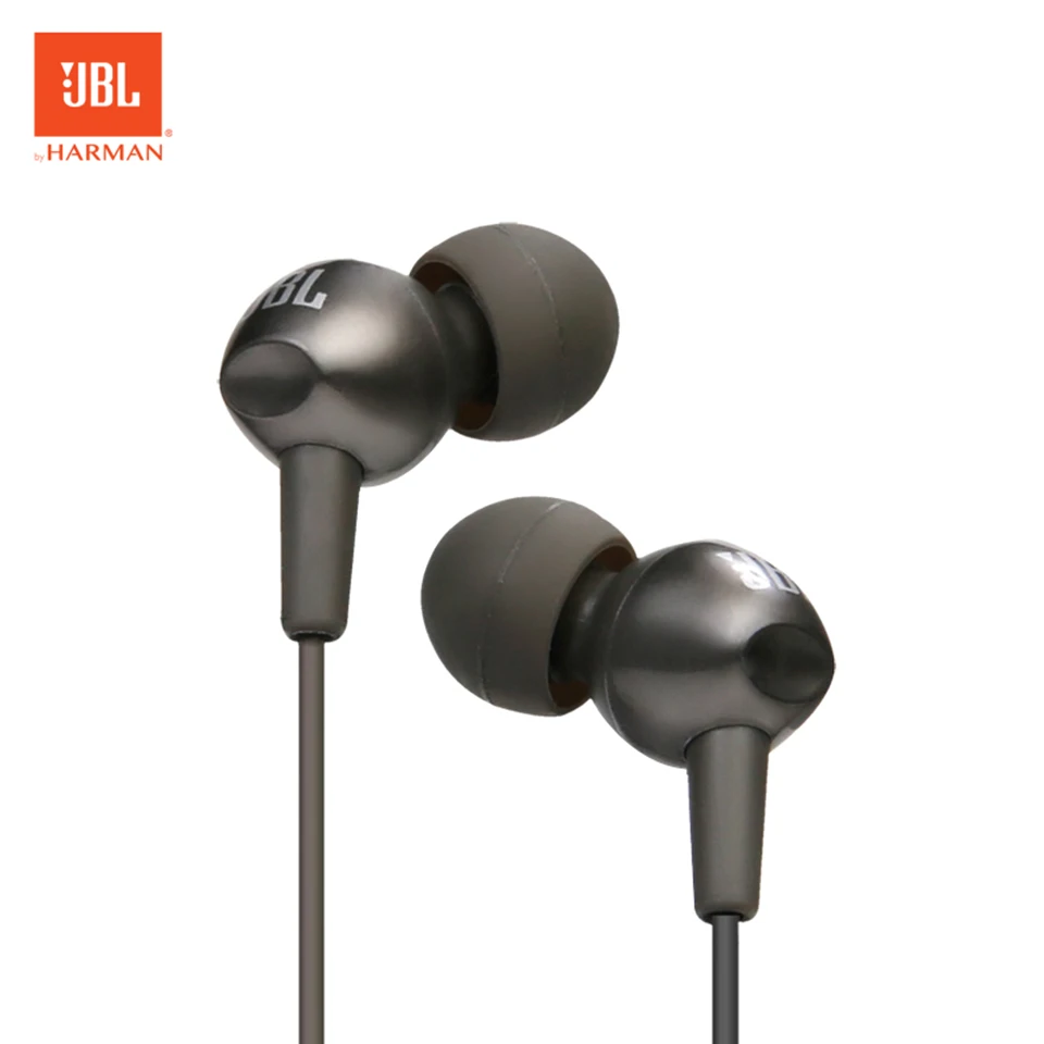 JBL C200Si 3 5mm Wired Deep Bass Stereo Earphone for Android IOS mobile phones Hands free Headphone Music Sports Headset