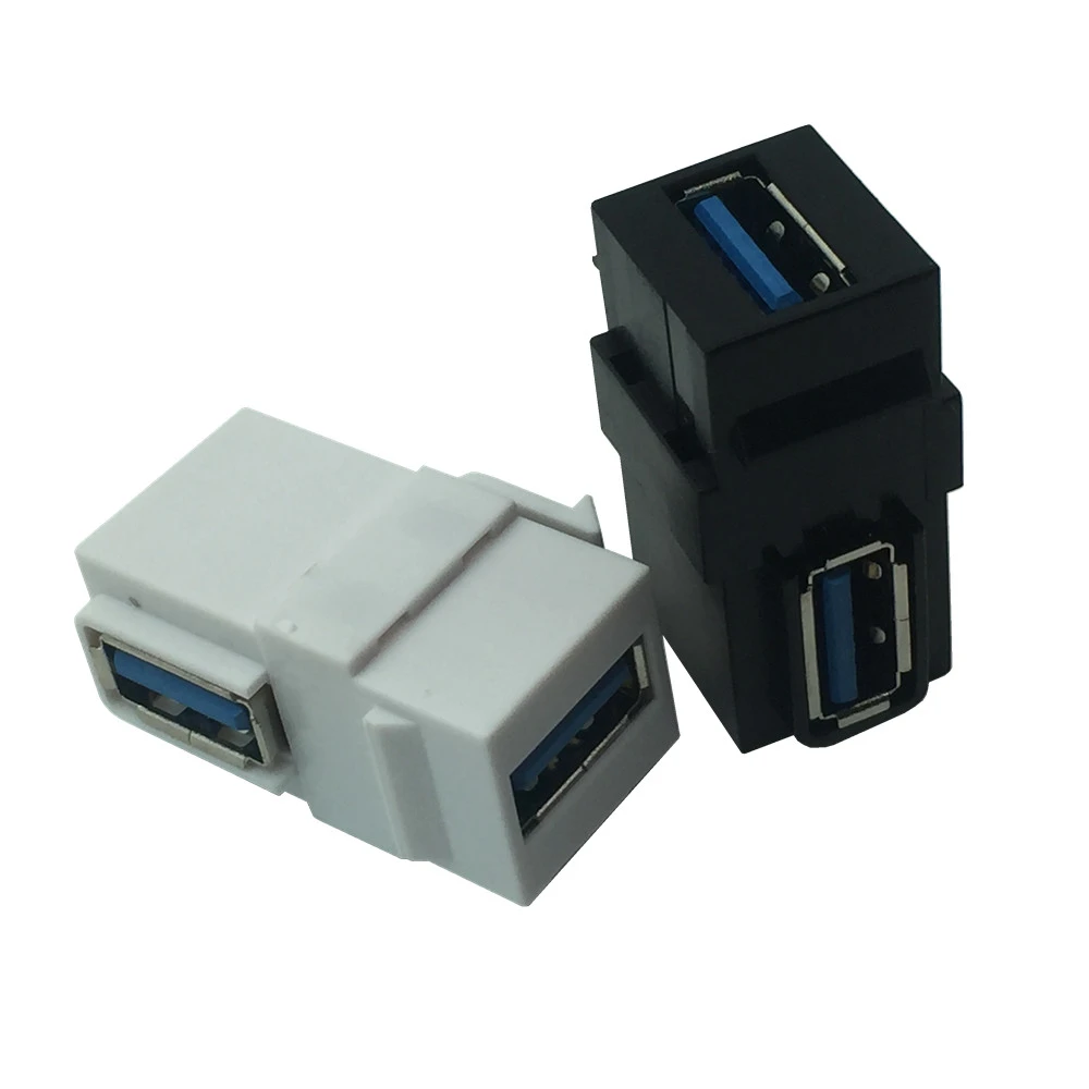 Cables Occus 90 Degree Right Angled USB 3.0 A Female to A Female Extension Keystone Jack Coupler Adapter for Wall Plate Panel Cable Length: Other, Color: White Cables Occus 90 Degree Right Angled USB 3.0 A Female to A Female Extension Keystone Jack Coupler Adapter for Wall Plate Panel Cable Length: Other, Color: White