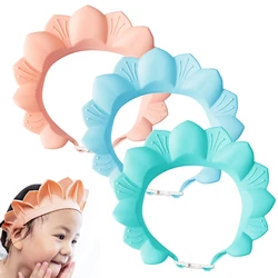 Adjustable Baby Shampoo Hat Safe Baby Wash Hair Shield Cap Shower Cap for Infant Ear Protection Children's Bathroom Accessories