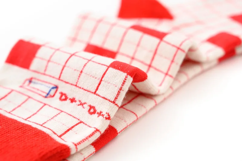 Mens Funny Socks Harajuku Geometry Graffiti Sock Colorful Print Cotton Long Sock Women Personality Creative Crew Sock 5 Pair/set
