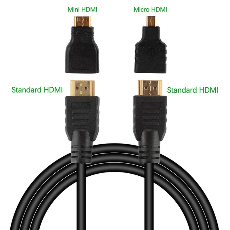 Hohe Qualitàt Mini Hd-Kompatibel Adattatore Micro Hd Stecker 1,5 M 4K Hd Kabel Geeignet Fur Ps3 Hdtv Dvd Xbox Pc Pro