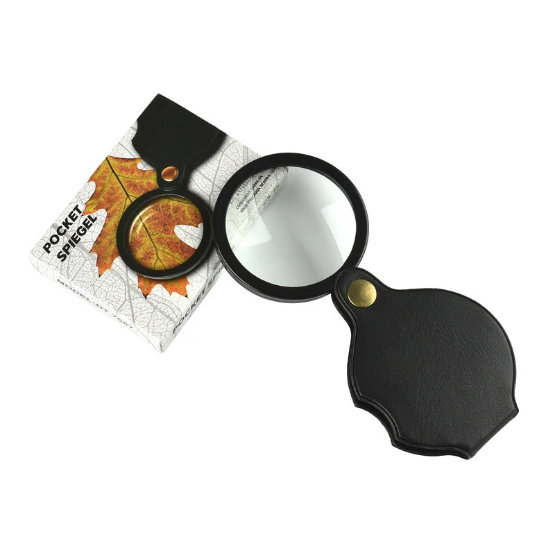 

Portable 10 Times Magnifying Glass High-definition Mini Reading Magnifing Glass Pocket Zoom Magnifer Glass agnifier